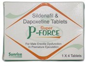 Super P-FORCE (Силденафил 100 mg+ Дапоксетин 60 mg) 